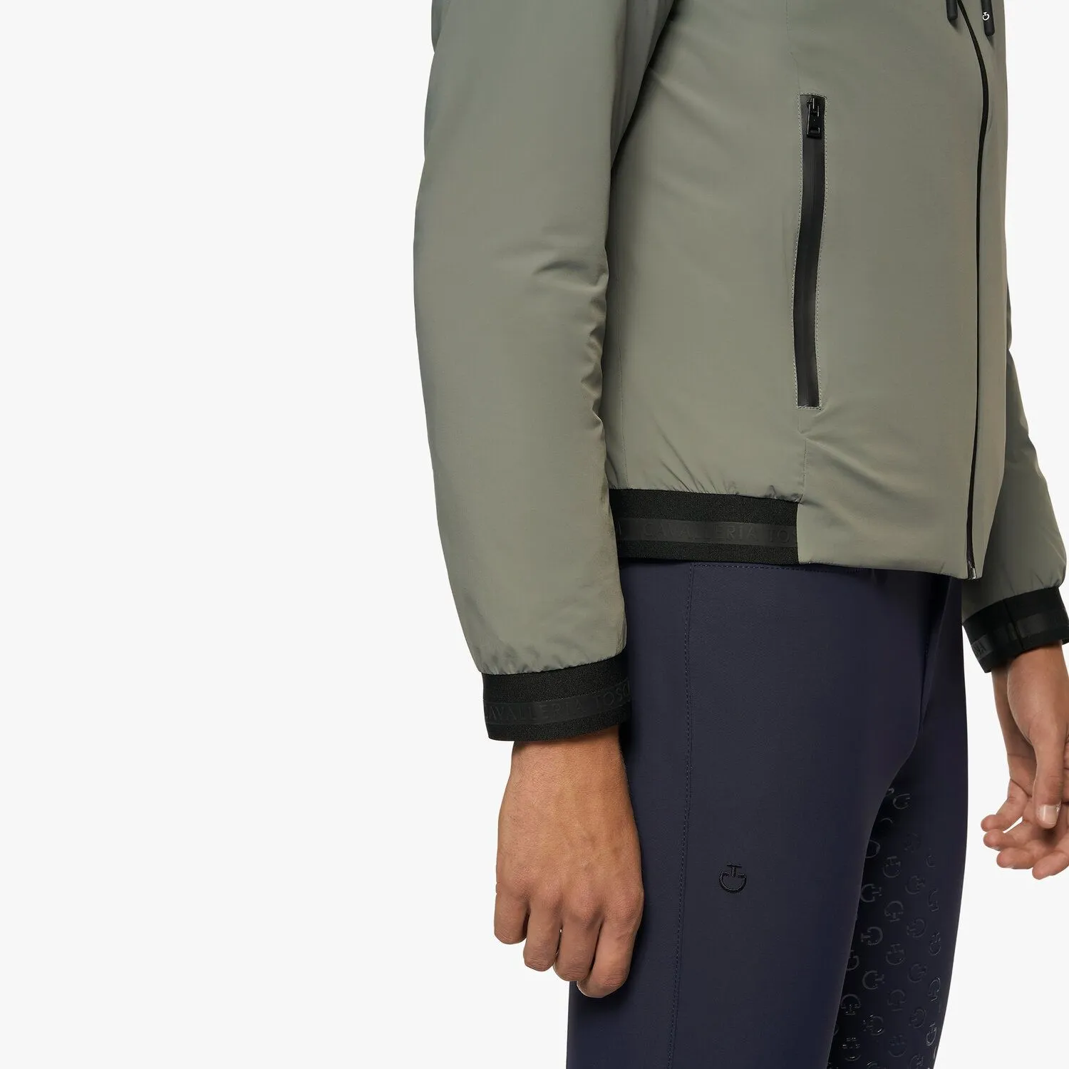 Куртка мужская с капюшоном CT Team Patch Nylon Stretch, Cavalleria Toscana Италия