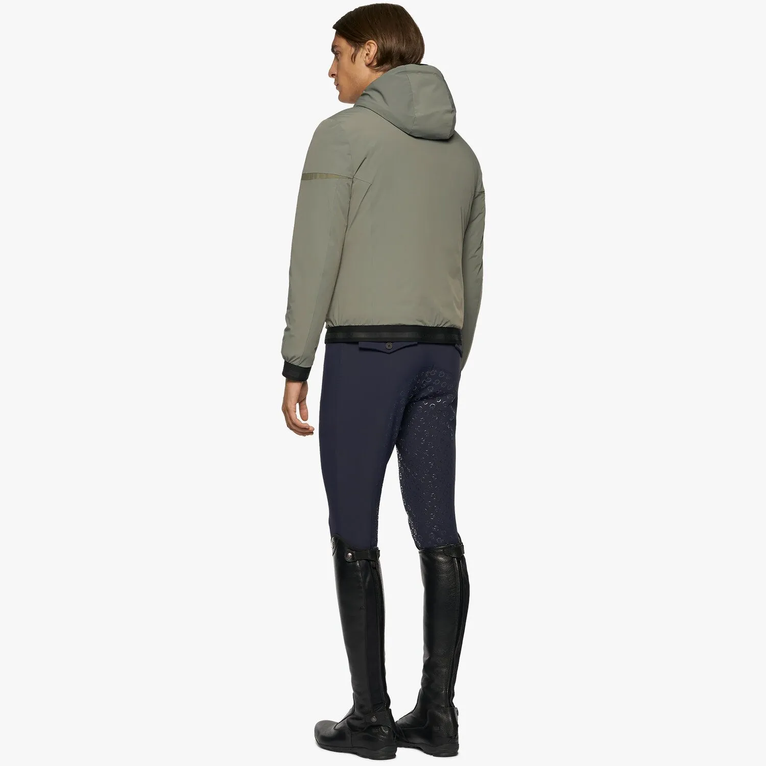 Куртка мужская с капюшоном CT Team Patch Nylon Stretch, Cavalleria Toscana Италия