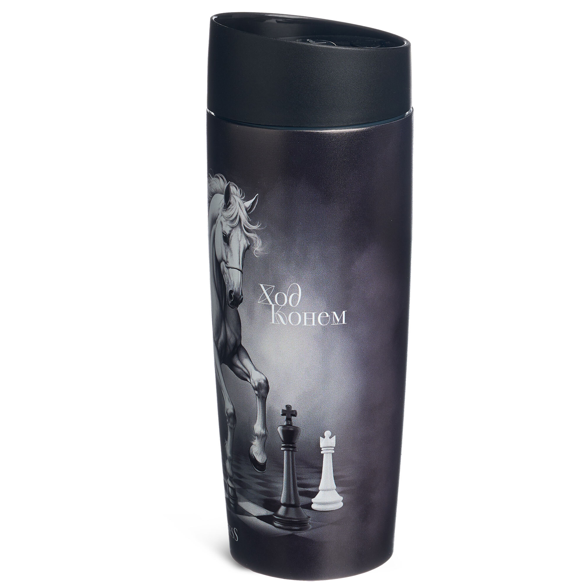 Термокружка "Ход конем", 360 мл, Agness Китай