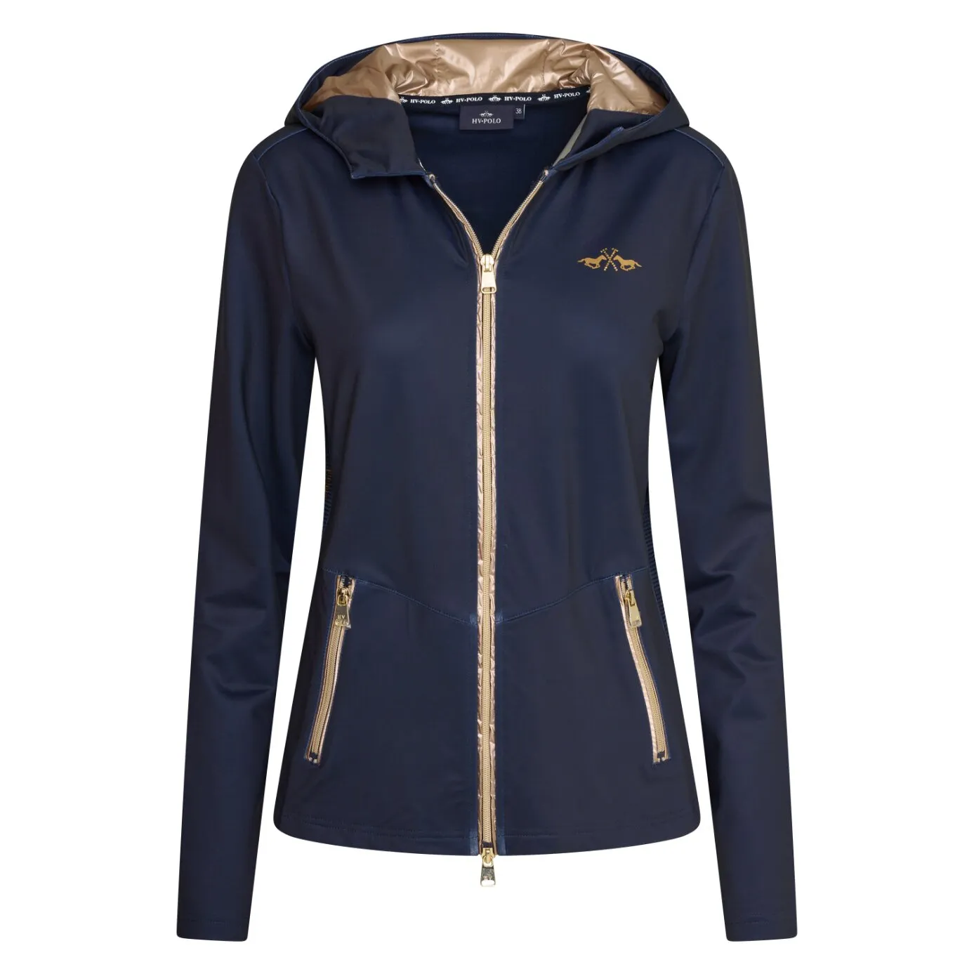 Кофта женская Mel, на молнии, с капюшоном, HV Polo Германия