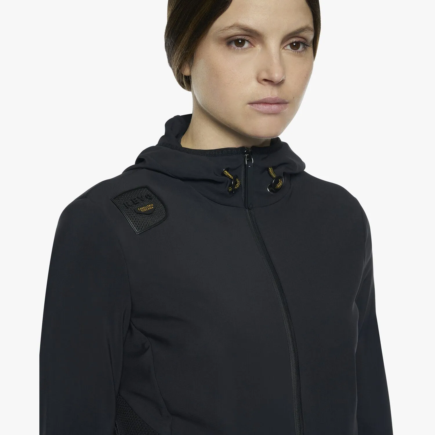 Кофта женская R-Evo Jersey + Tech Knit, на молнии, софтшел, Cavalleria Toscana Италия