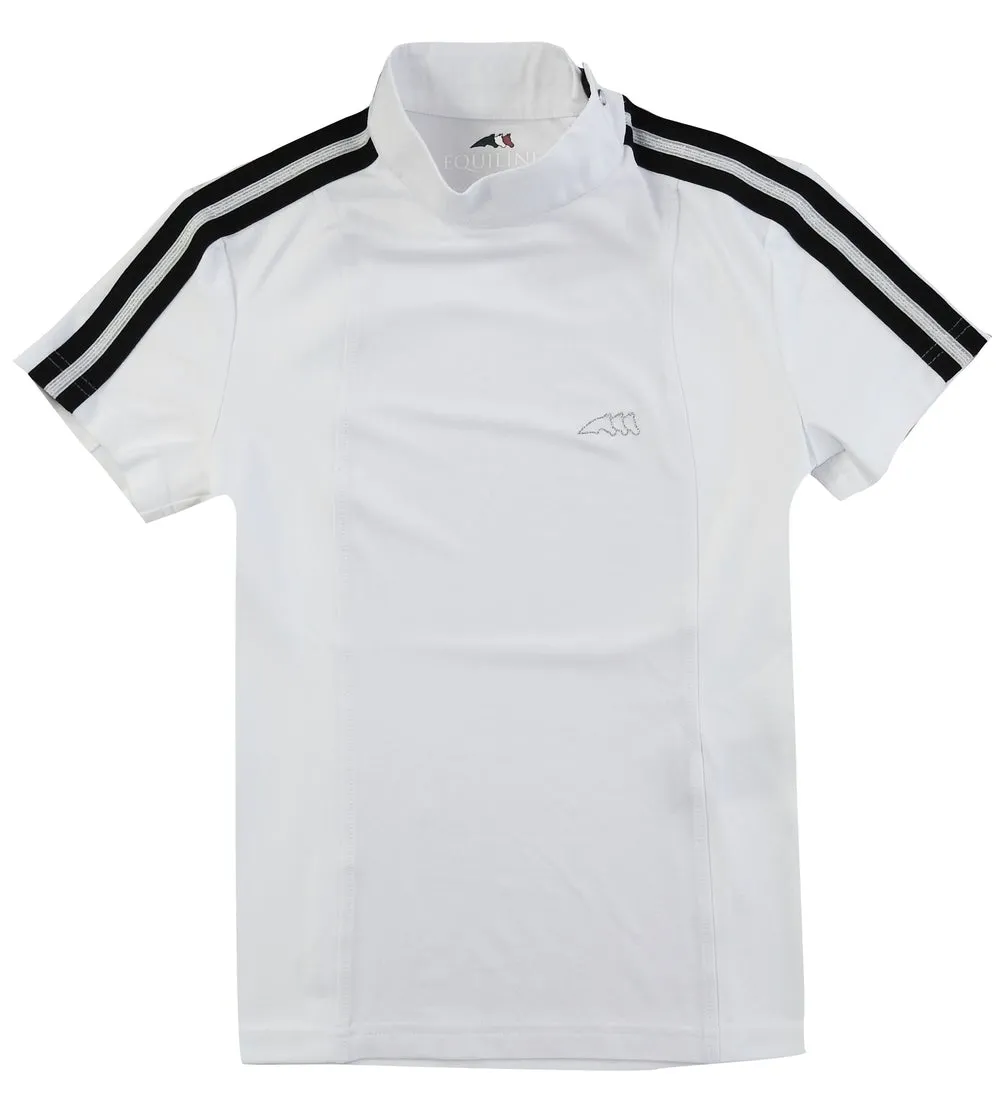 Рубашка-поло для девочки для соревнований Cindy, короткий рукав, Equiline Италия