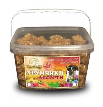Хрумчики ассорти, 900 гр, В коня корм Россия