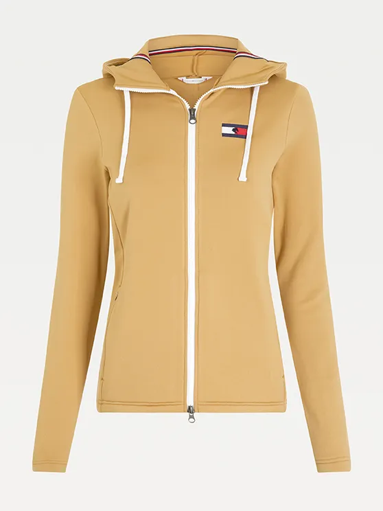 Толстовка женская для тренировок с капюшоном, на молнии, Tommy Hilfiger Нидерланды