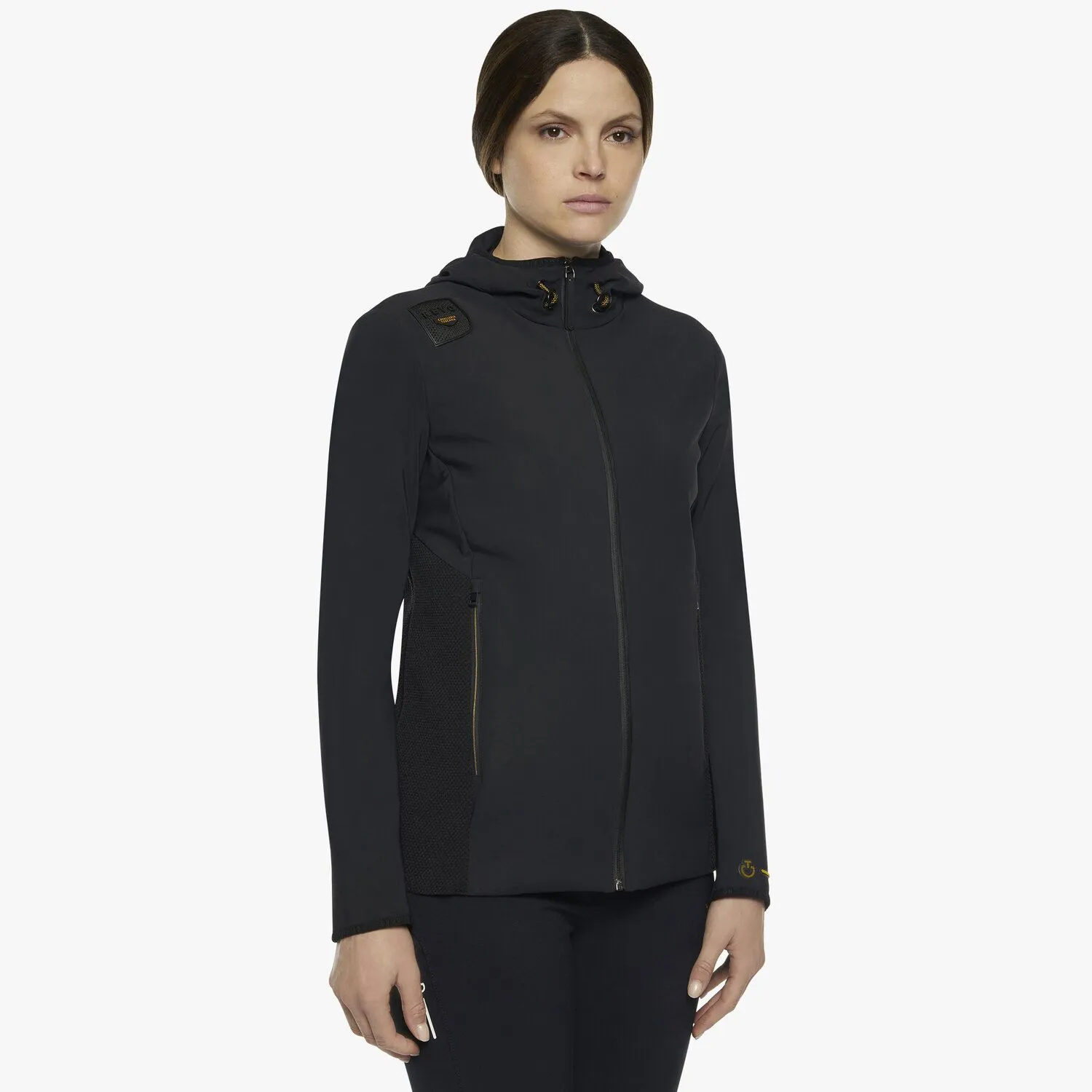 Кофта женская R-Evo Jersey + Tech Knit, на молнии, софтшел, Cavalleria Toscana Италия
