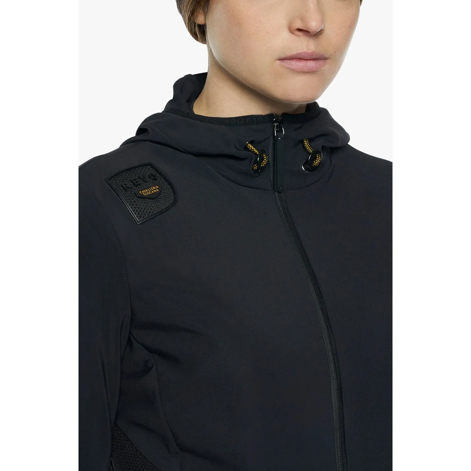 Кофта женская R-Evo Jersey + Tech Knit, на молнии, софтшел, Cavalleria Toscana Италия