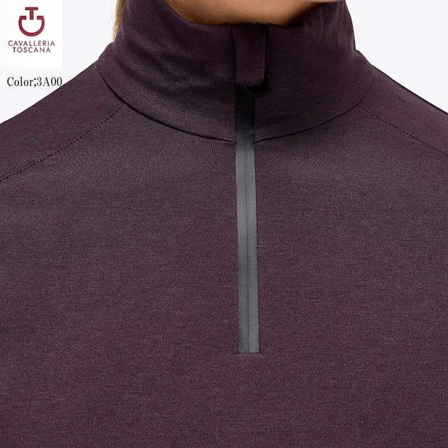 Водолазка женская Mini CT Flock Print Half Zip, Cavalleria Toscana Италия