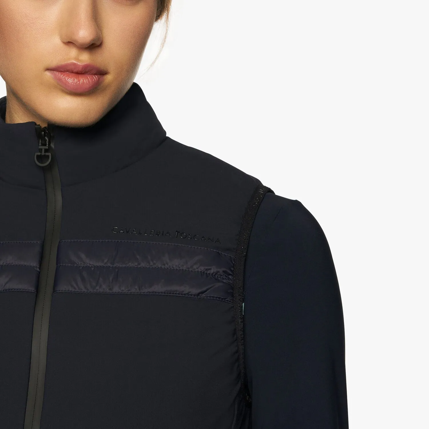 Жилет женский Jersey and Nylon Stripe, Cavalleria Toscana Италия