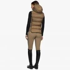 Жилет женский Matte Jersey Quilted, с капюшоном, Cavalleria Toscana Италия