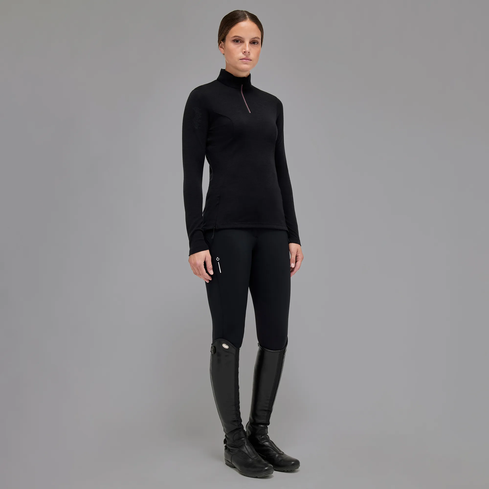 Водолазка женская тренировочная R-evoTech Wool, Cavalleria Toscana Италия