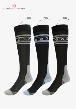 Гольфы CT Lightweight Stripe, Cavalleria Toscana Италия, код CZN035AB035