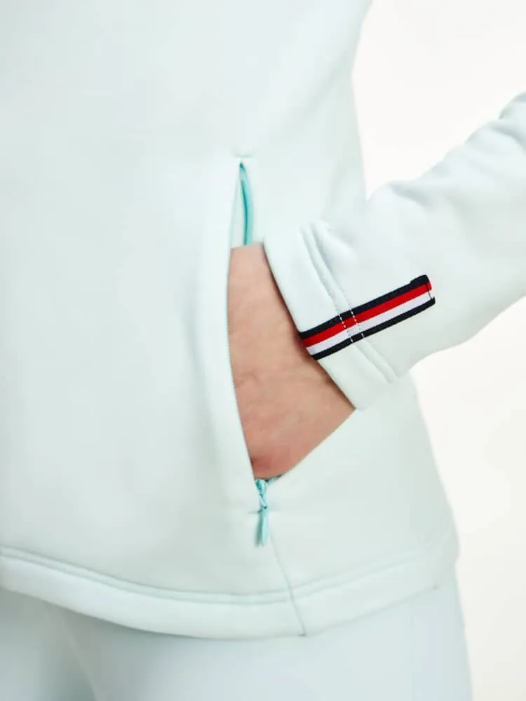 Толстовка женская для тренировок с капюшоном, на молнии, Tommy Hilfiger Нидерланды