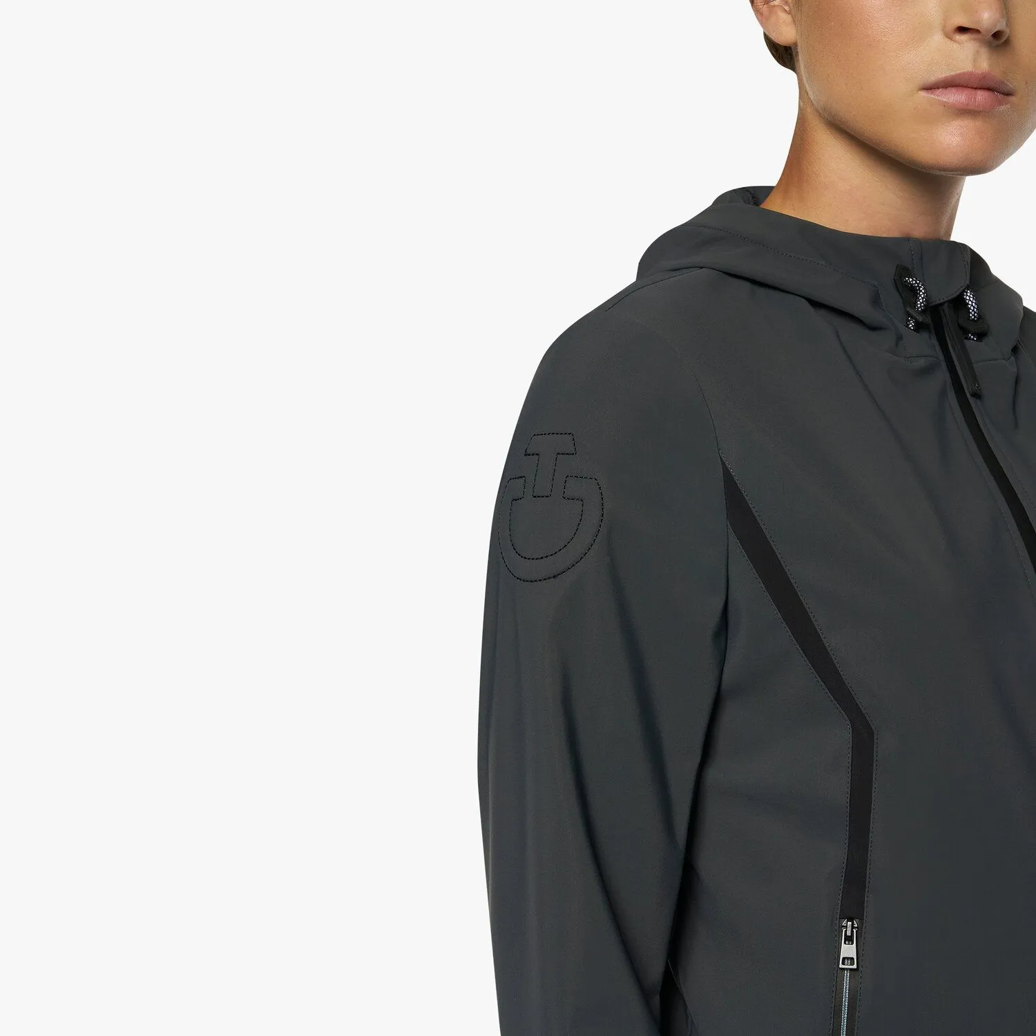 Кофта Jersey Hooded Softshell, Cavalleria Toscana Италия, код GID261JE143