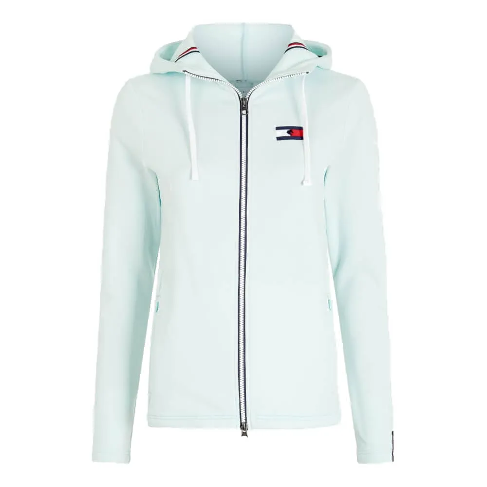 Толстовка женская для тренировок с капюшоном, на молнии, Tommy Hilfiger Нидерланды