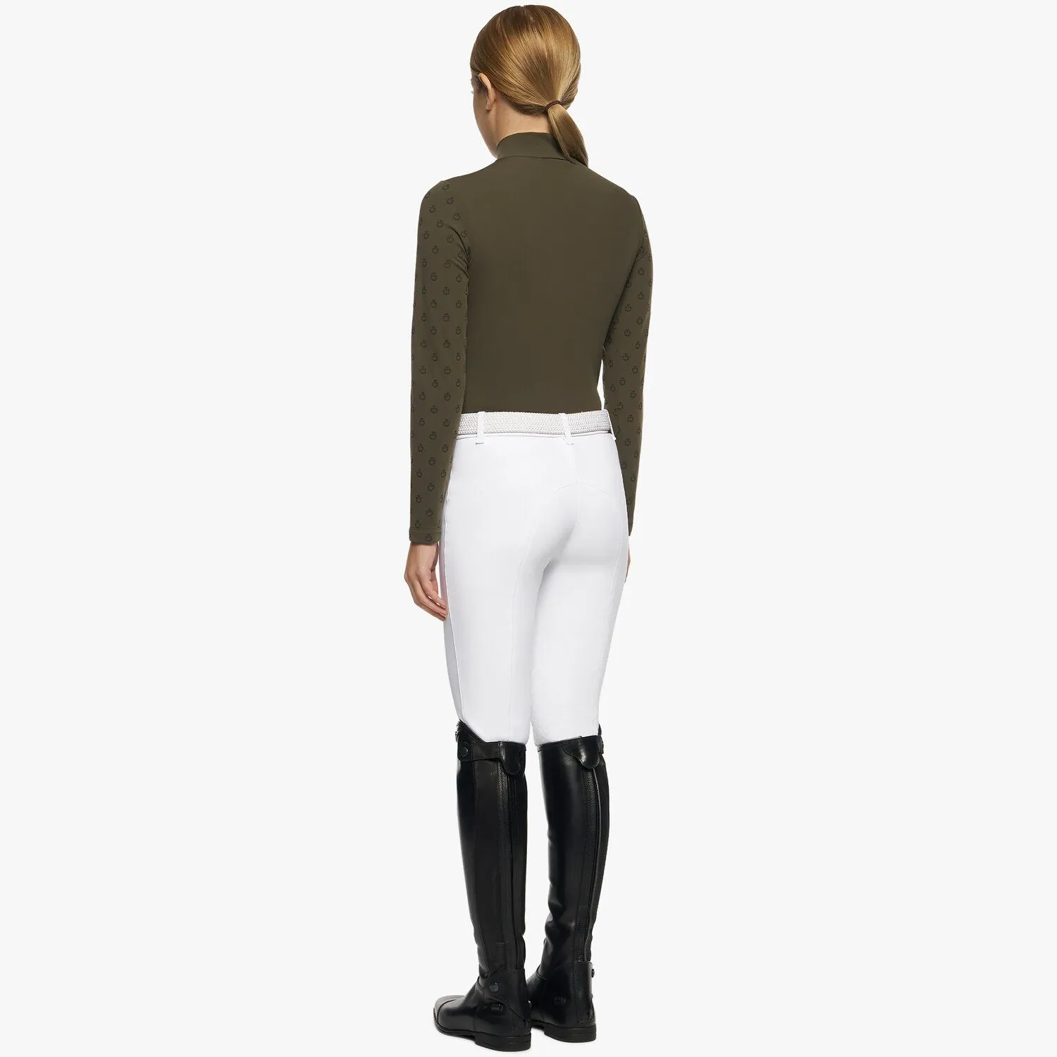 Водолазка для девочки Mini CT Print Jersey Zip, Cavalleria Toscana Италия