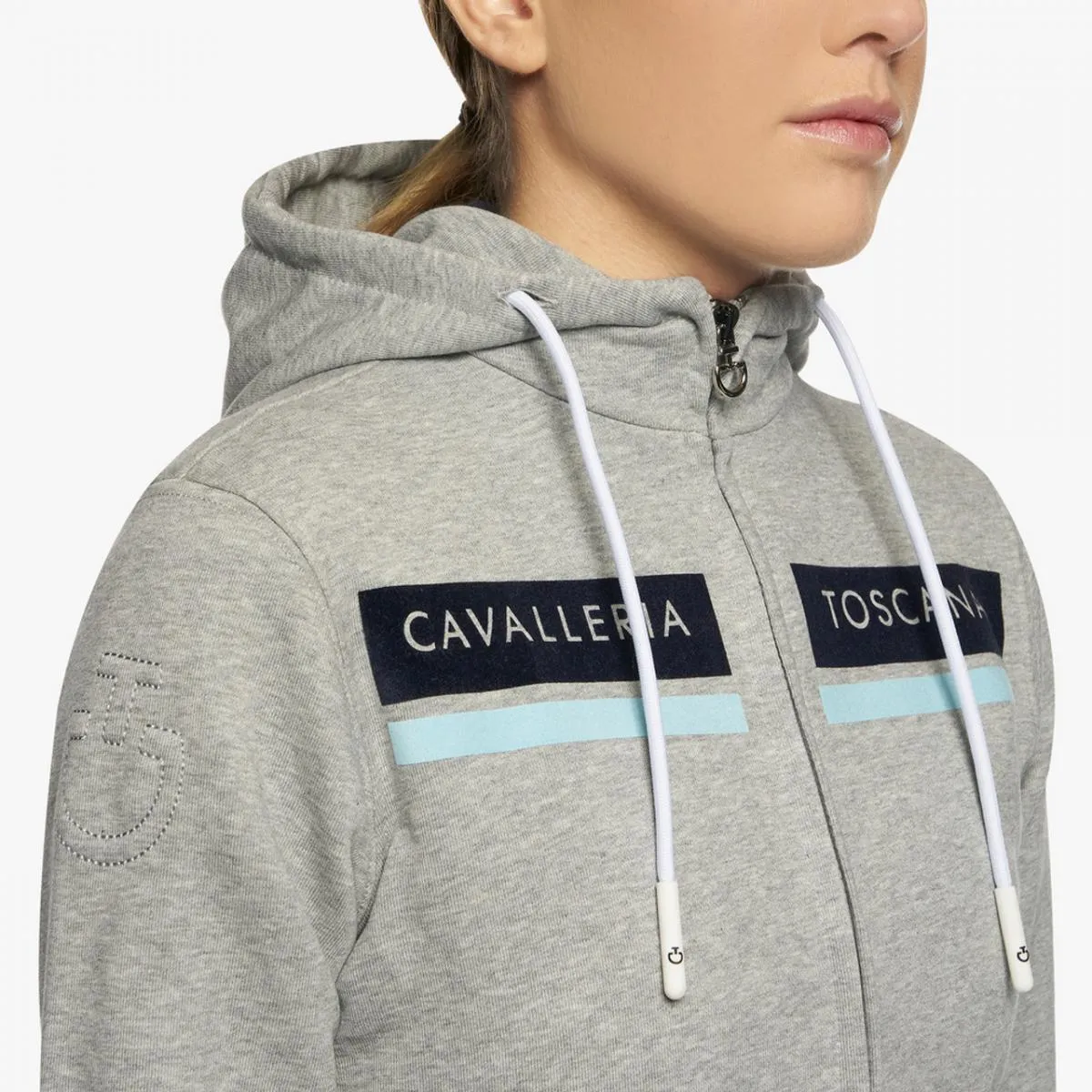 Кофта для девочки Flocked Stripe CT Logo, Cavalleria Toscana Италия