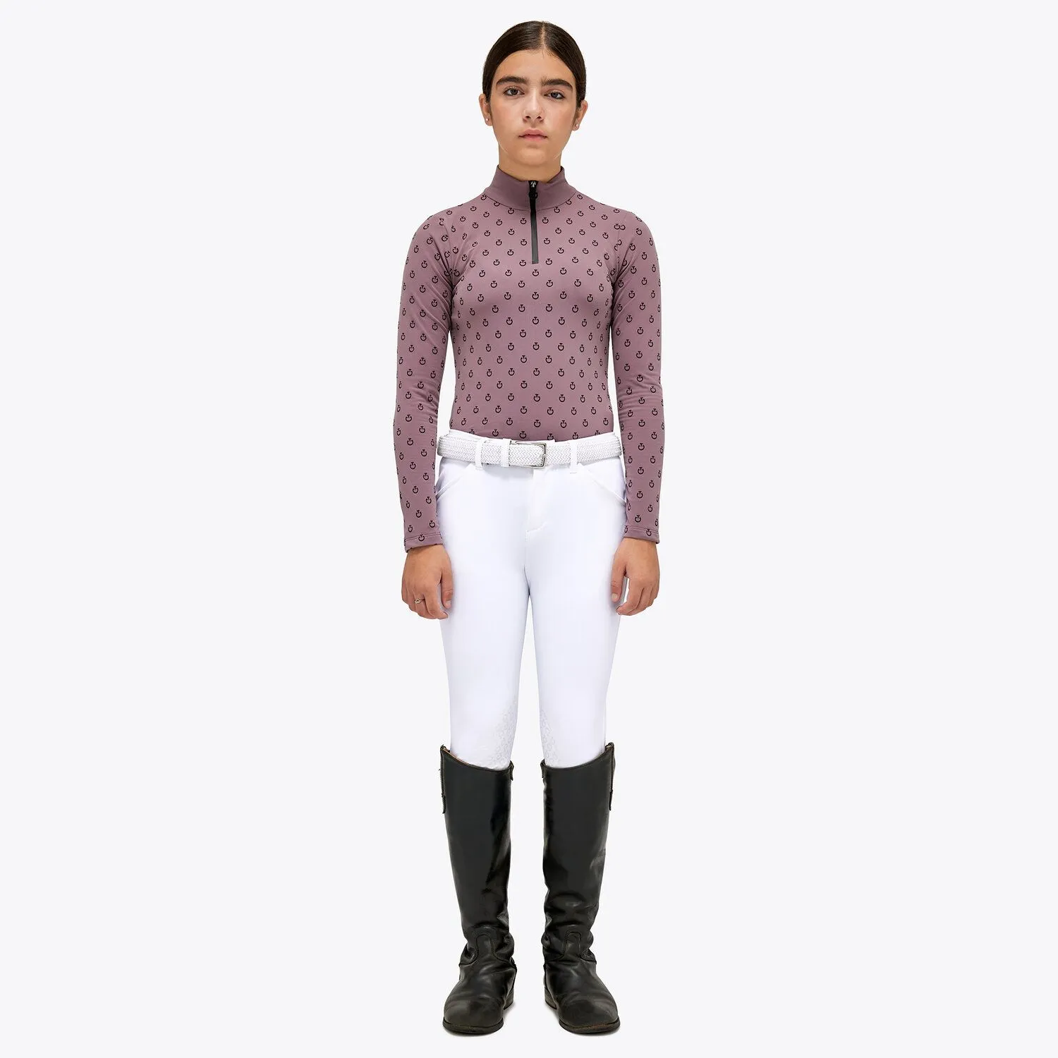 Водолазка для девочки Mini CT Print Jersey Zip, Cavalleria Toscana Италия