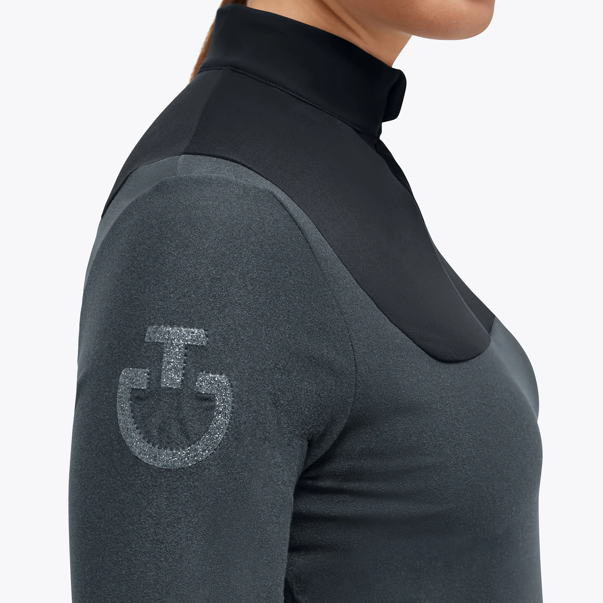 Водолазка женская CT Jersey Fleece Zip, Cavalleria Toscana Италия