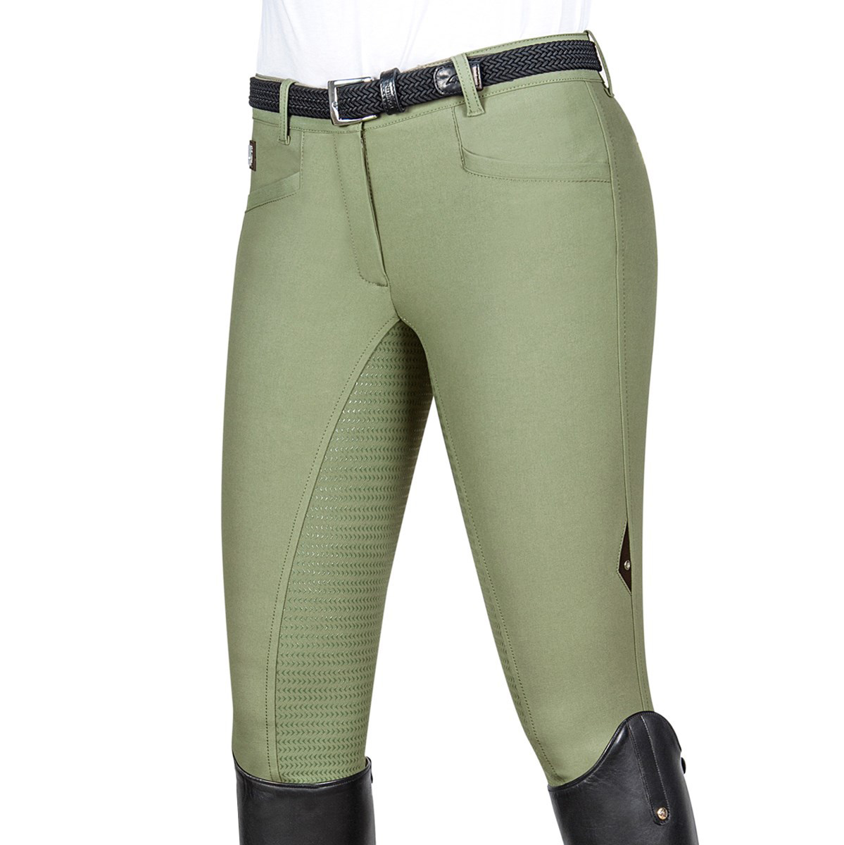Бриджи женские Cedar, полная лея Grip, Equiline Италия