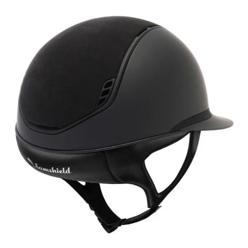 Шлем Miss Shield Shadowmatt V2, топ замшевый, Samshield Франция