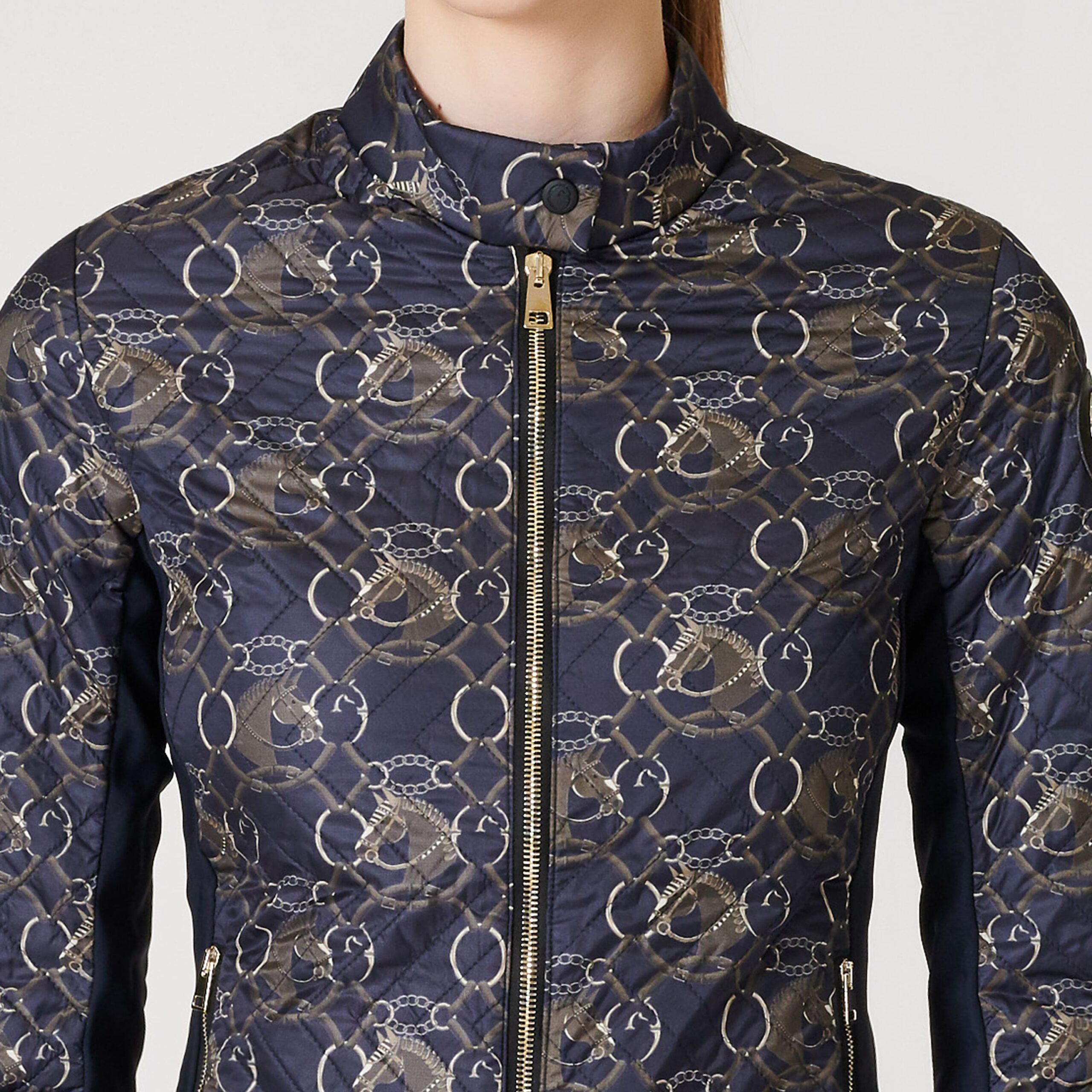 Куртка женская Cancun с принтом лошади и трензеля, Vestrum Италия