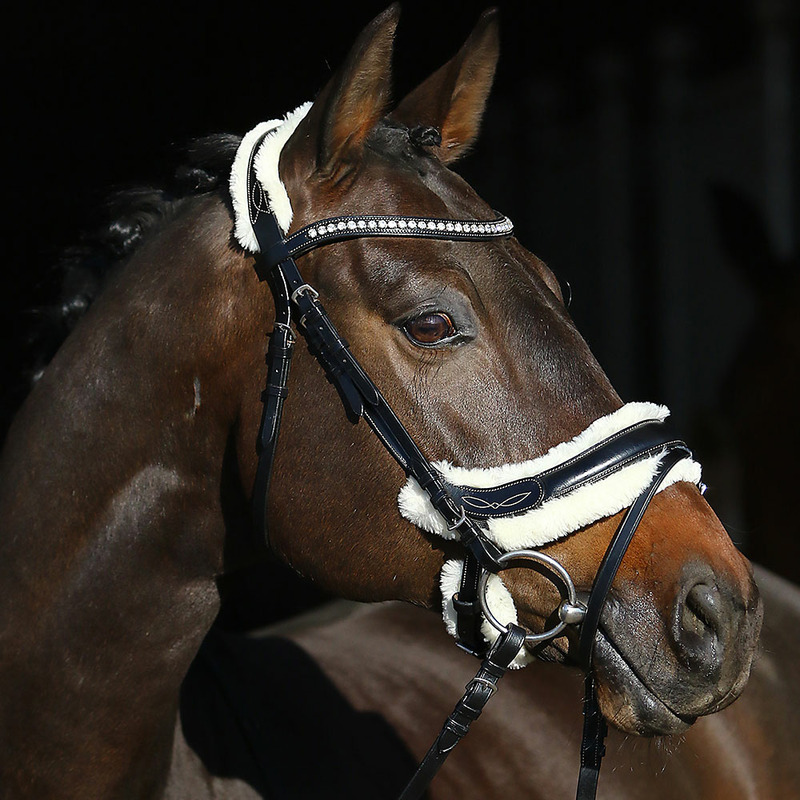 Уздечка Leon с мехом, Euroriding Германия, код 140150