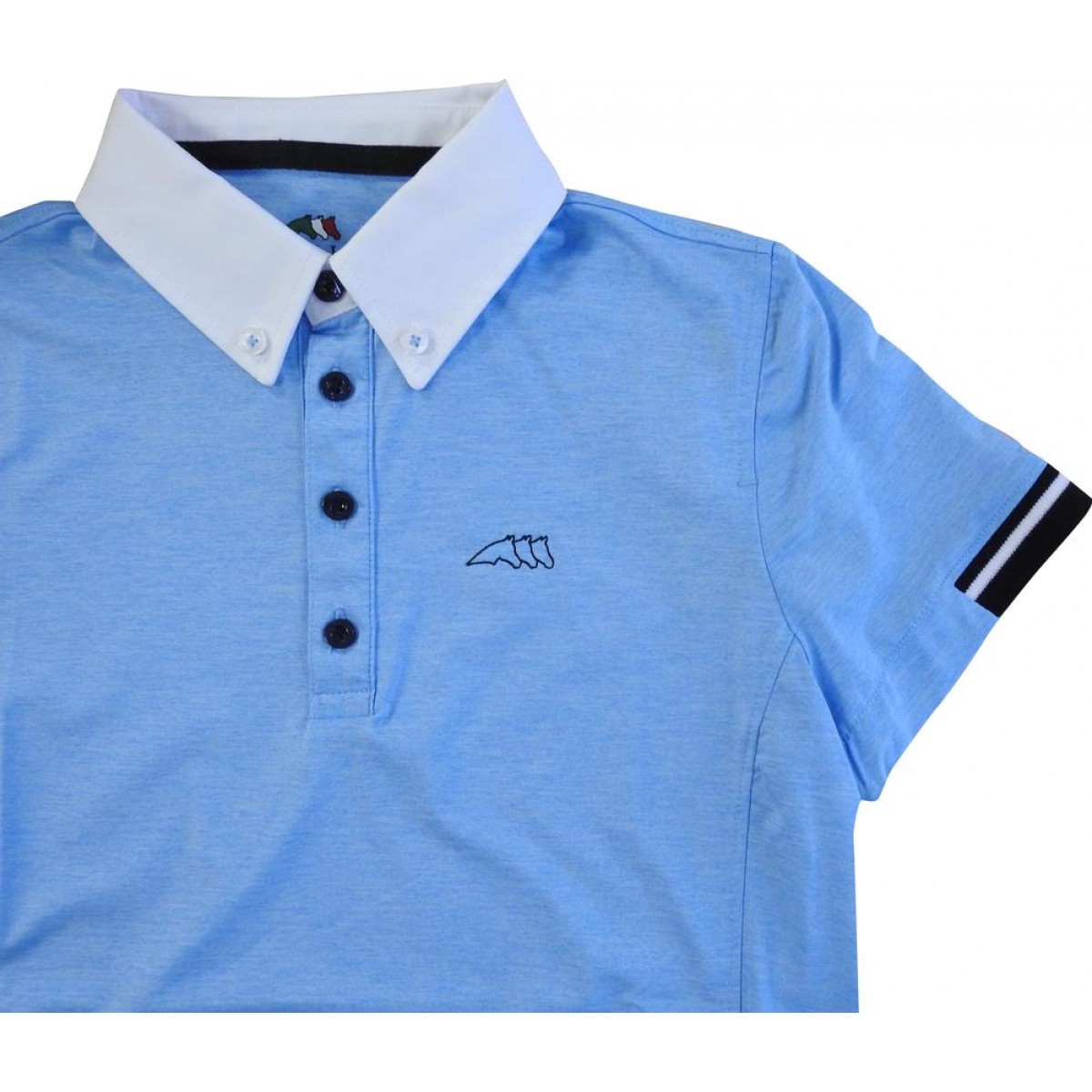 Рубашка-поло для мальчика для соревнований Vanny, короткий рукав, Equiline Италия