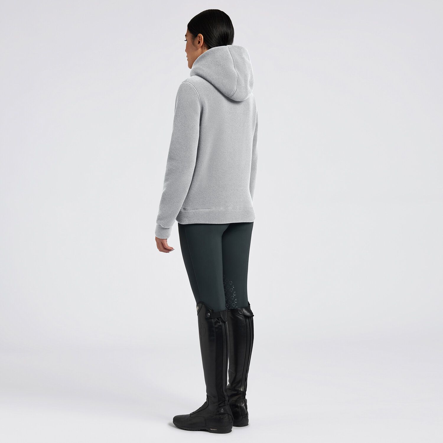 Кофта флисовая женская CT Fleece, на молнии, с капюшоном, Cavalleria Toscana Италия