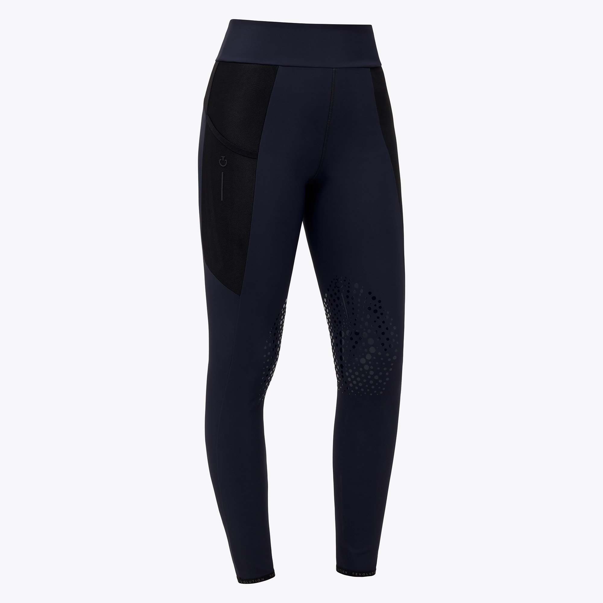 Леггинсы женские Revo Jersey Mesh, коленная силиконовая лея, Cavalleria Toscana Италия