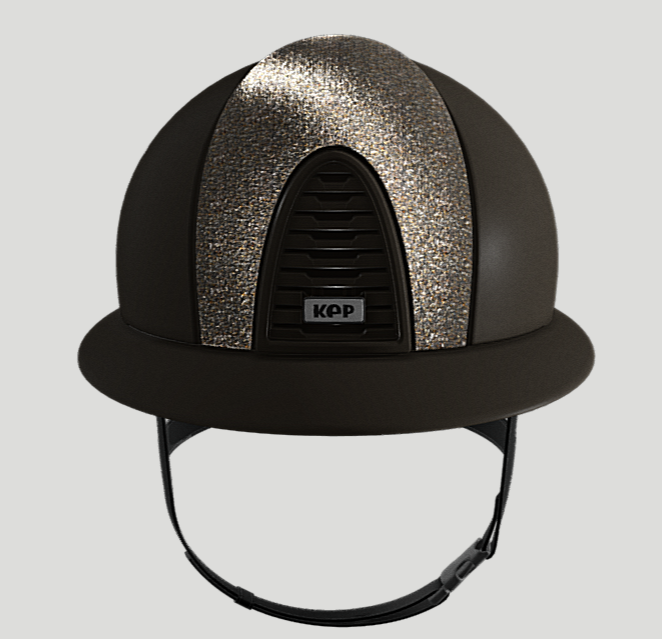 Шлем Cromo 2.0 Textile Metal Polo, вставка Vanity Gold, Kep Italia Италия