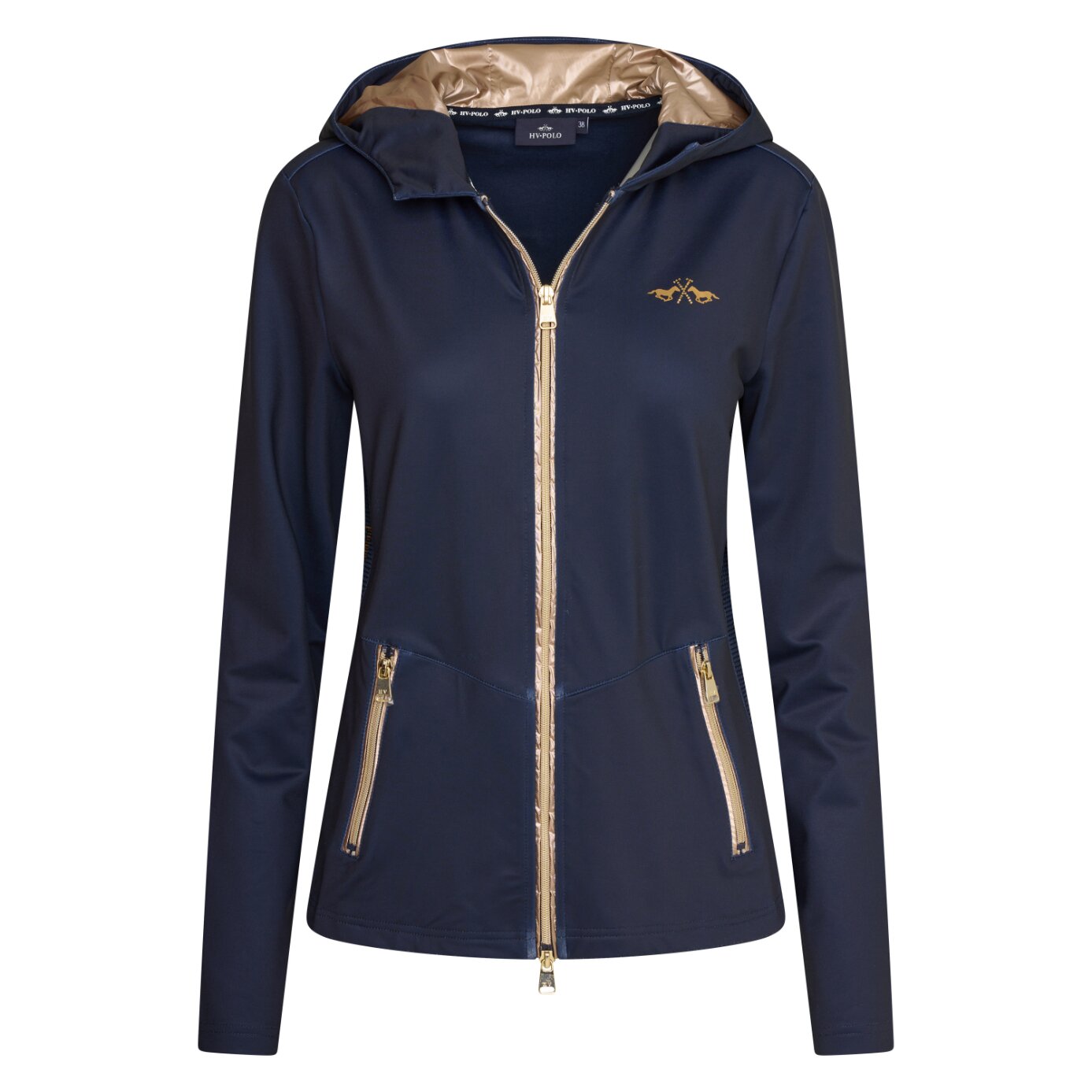 Кофта женская Mel, на молнии, с капюшоном, HV Polo Германия