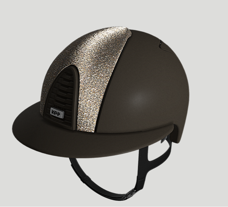 Шлем Cromo 2.0 Textile Metal Polo, вставка Vanity Gold, Kep Italia Италия