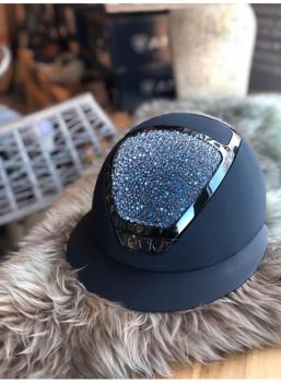 Шлем Star Lady Chrome, кристальное покрытие Swarovski, Kask Италия