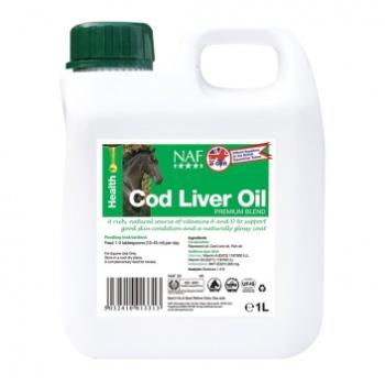 Масло печени трески Cod liver oil plus, 1 л, NAF Англия