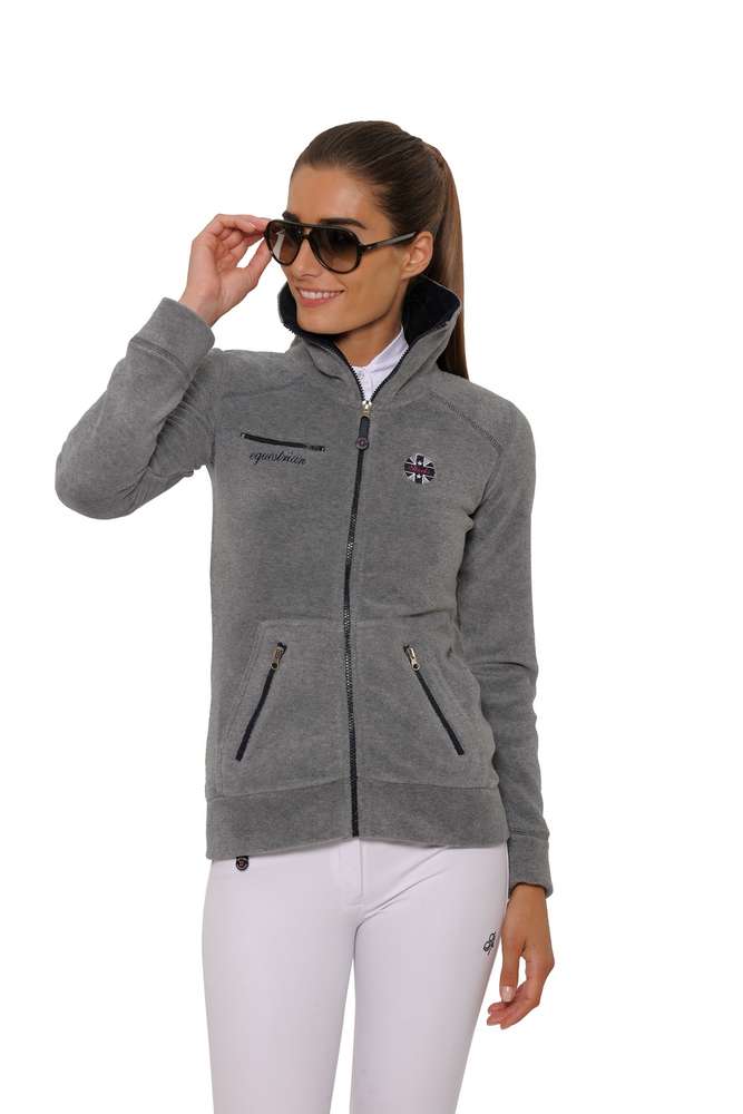 Кофта женская флисовая Greta Fleece, на молнии, с высоким воротником, Spooks Германия