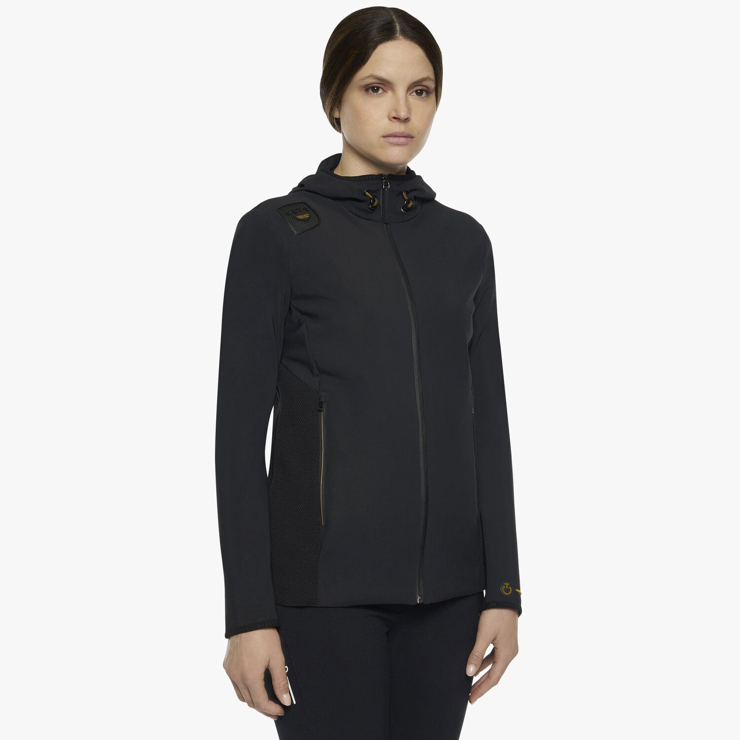 Кофта женская R-Evo Jersey + Tech Knit, на молнии, софтшел, Cavalleria Toscana Италия