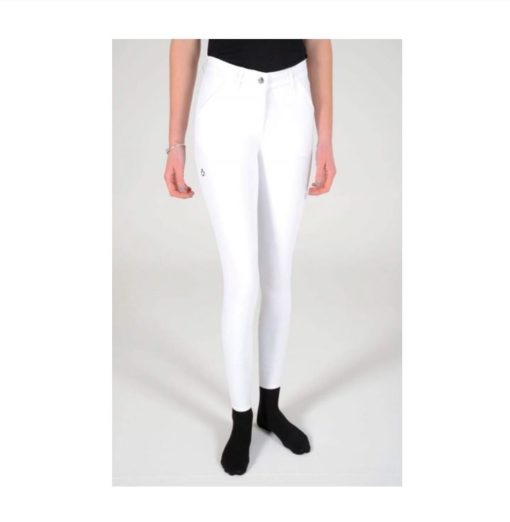 Бриджи женские Knee-hi Perforated, коленная силиконовая лея, Cavalleria Toscana Италия