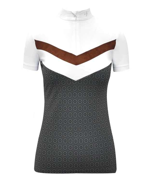 Рубашка женская для выступлений Vina ornament, короткий рукав, Laguso Германия