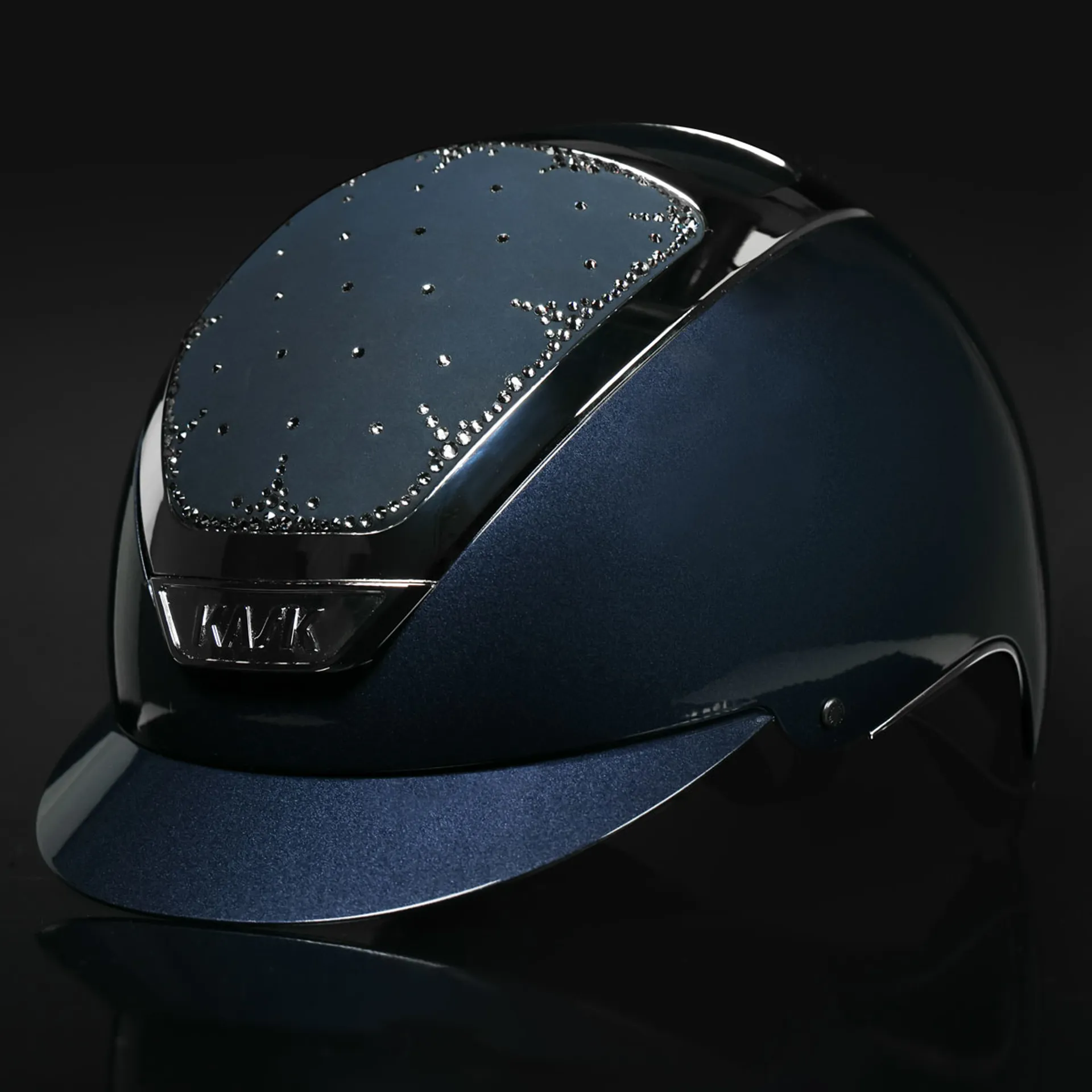 Шлем Dogma Pure Shine глянцевый, кристальное покрытие Swarovski,Kask Италия