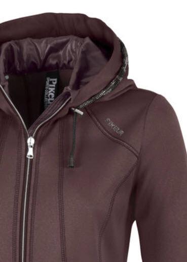 Кофта женская флисовая JANNY, на молнии, с капюшоном, Pikeur Германия