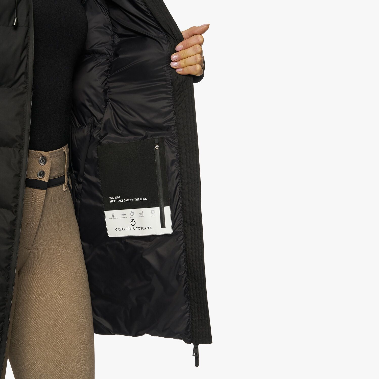 Пальто женское Belted Quilted, Cavalleria Toscana Италия