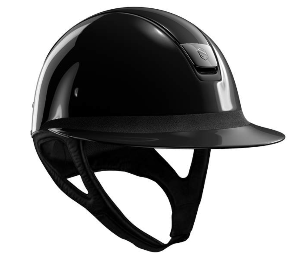 Шлем Miss Shield Shadowglossy Глянцевый, полоска из иск. кожи, Samshield Франция