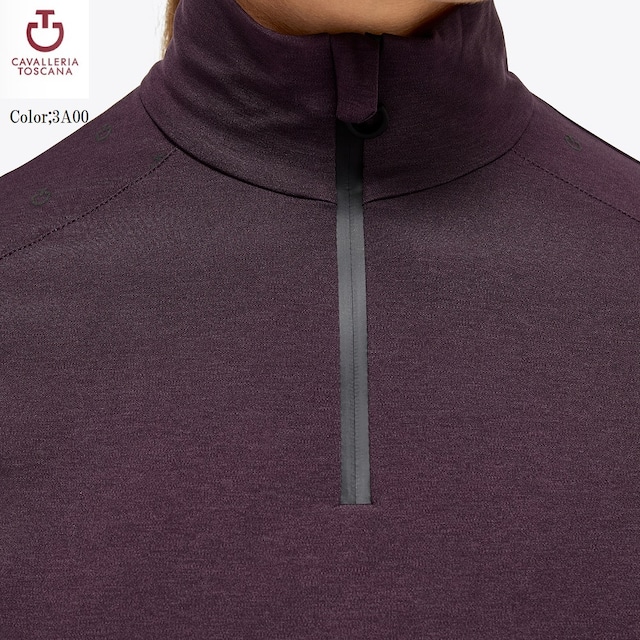 Водолазка женская Mini CT Flock Print Half Zip, Cavalleria Toscana Италия