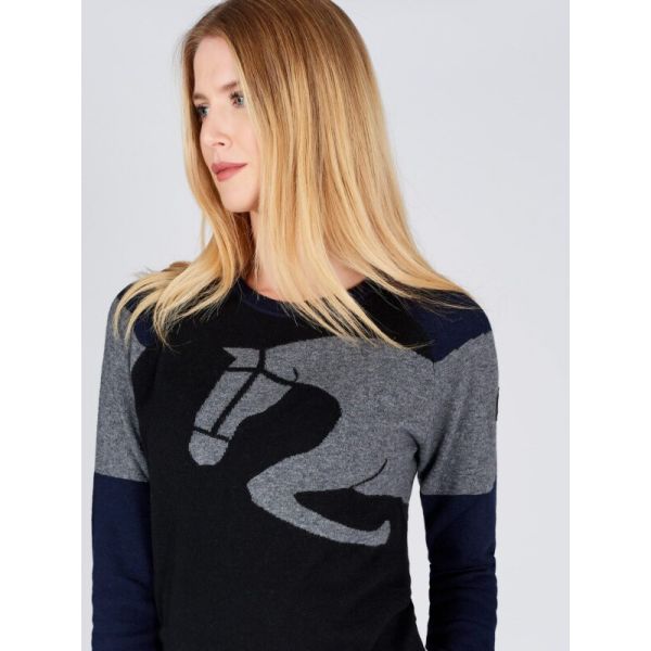 Свитер женский Demonte, круглый ворот, Vestrum Италия