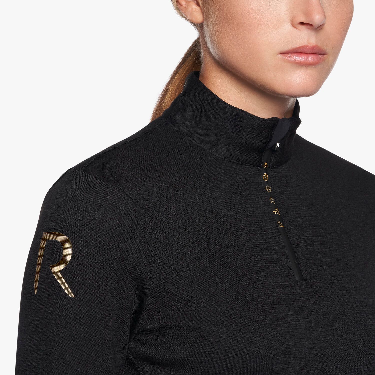 Водолазка женская Revo Premier Tech Wool Zip, Cavalleria Toscana Италия