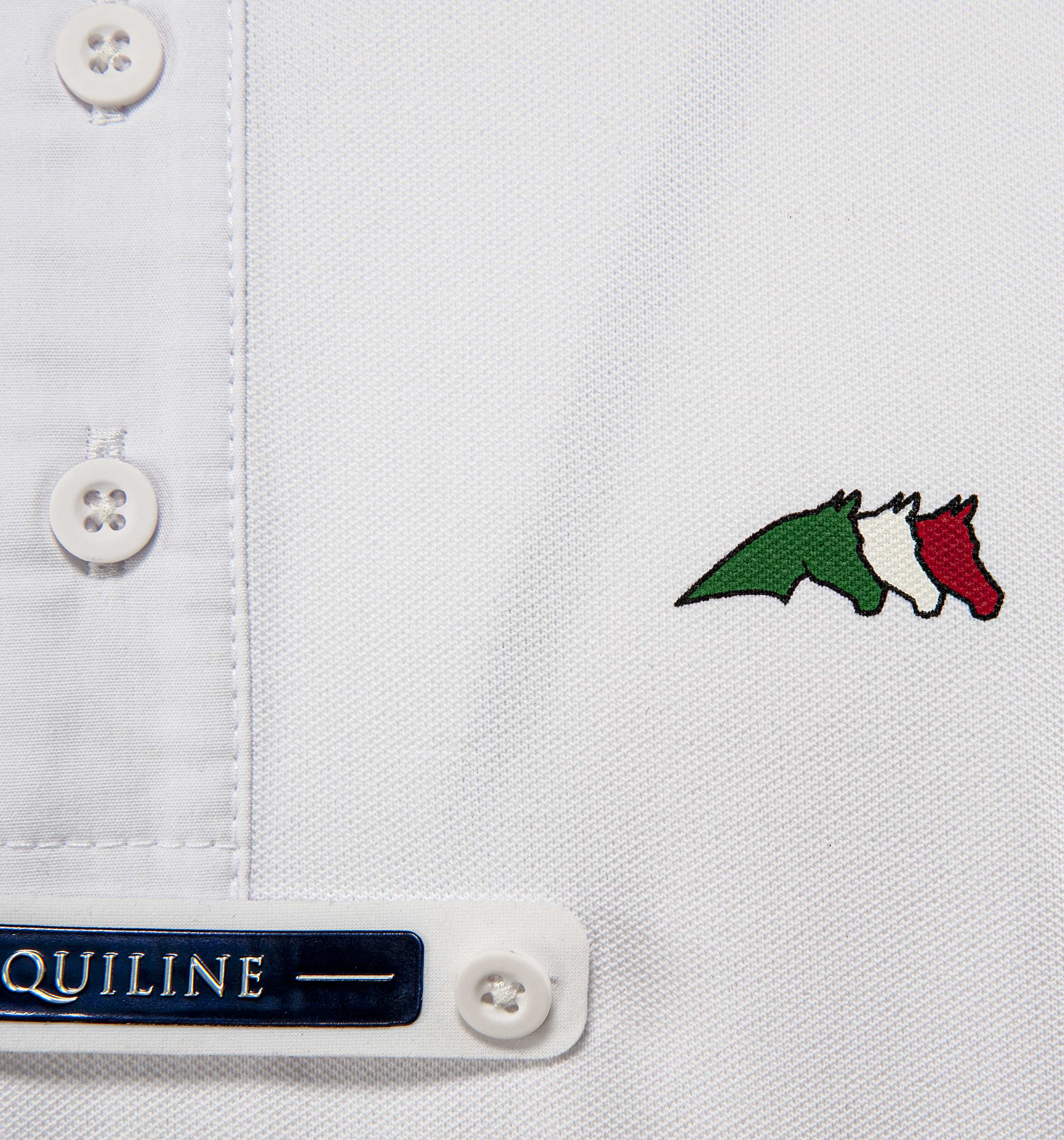 Рубашка-поло мужская для соревнований,  короткий рукав, Equiline Италия, код H00494