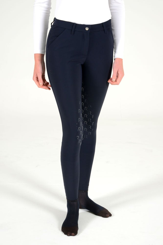 Бриджи женские Knee-hi Perforated, коленная силиконовая лея, Cavalleria Toscana Италия