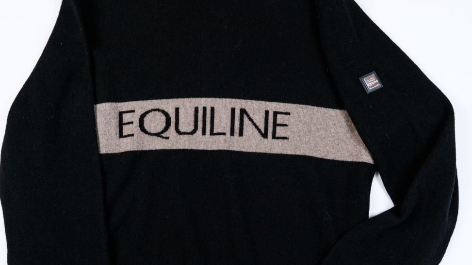 Пуловер женский Egrae, высокий ворот, Equiline Италия