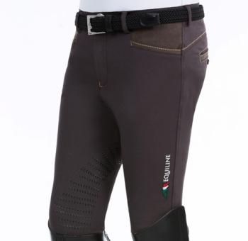 Бриджи для мальчика Federico, силиконовая лея 3/4, Equiline Италия