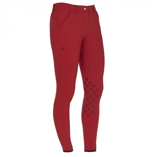 Бриджи женские Knee-hi Perforated, коленная силиконовая лея, Cavalleria Toscana Италия